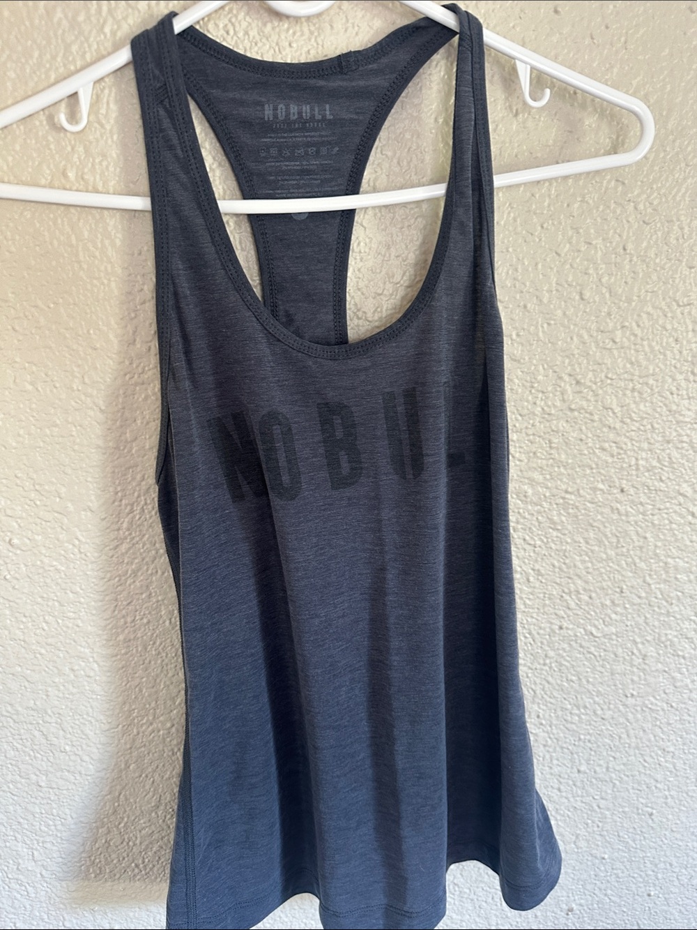 NOBULL Women’s Dark Charcoal Racerback Tank